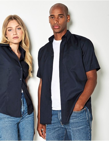 K-KK350-Mens Classic Fit Workwear Oxford Shirt Short Sleeve
